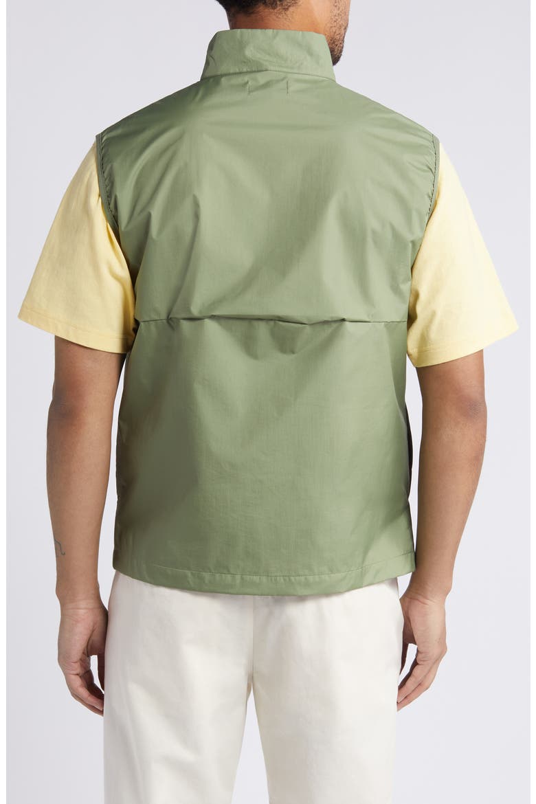 Tech Shell Quarter Zip Vest, Alternate, color, OLIVE
