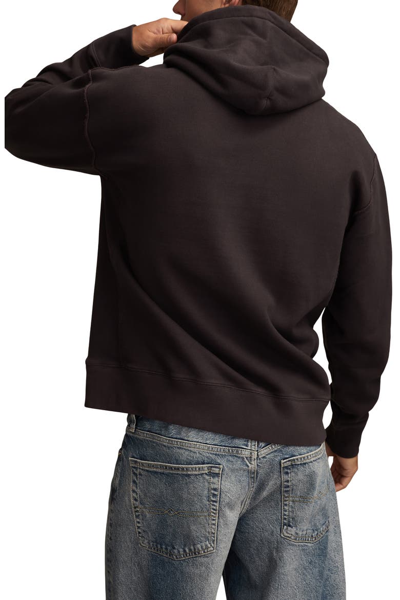 Arch Logo Appliqué Hoodie, Alternate, color, NAVY