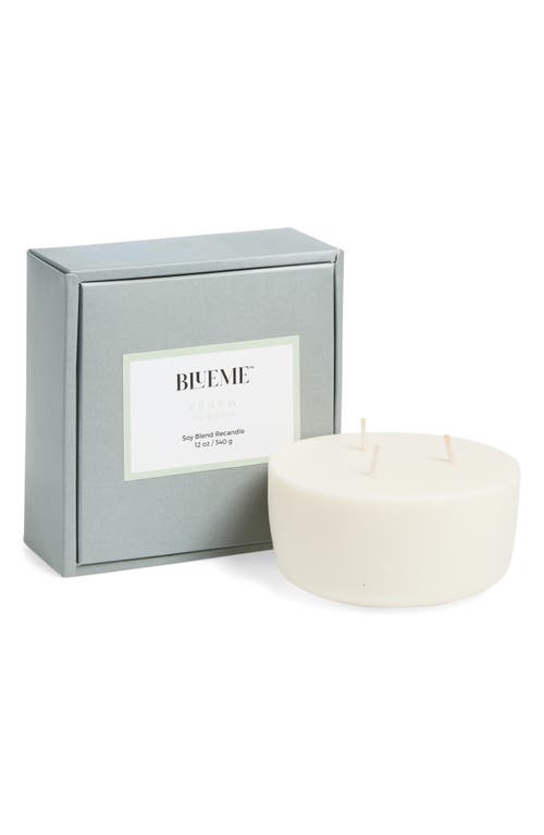 Blueme Renew Medium Recandle Wax Refill In White