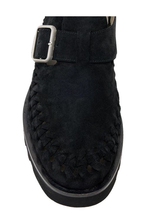 Allsaints Skiff Fisherman Sandal In Black