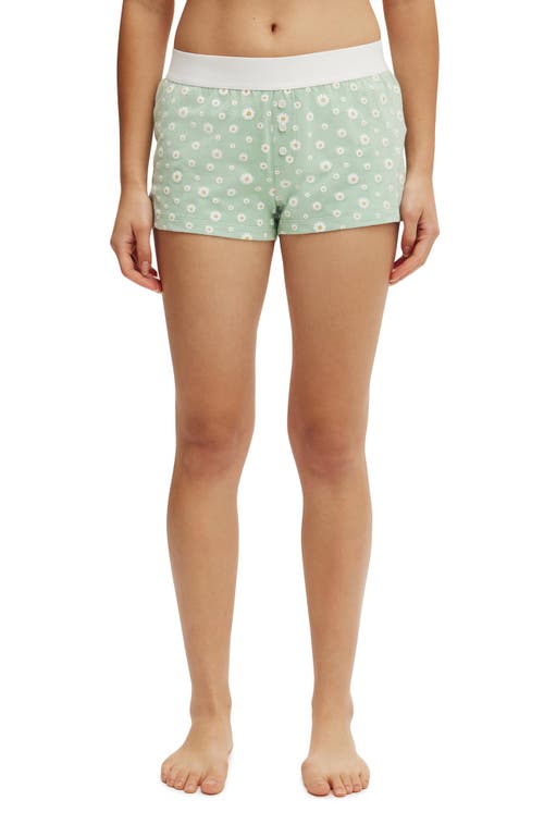 Cotton On Body Peached Jersey Boyshort In Green