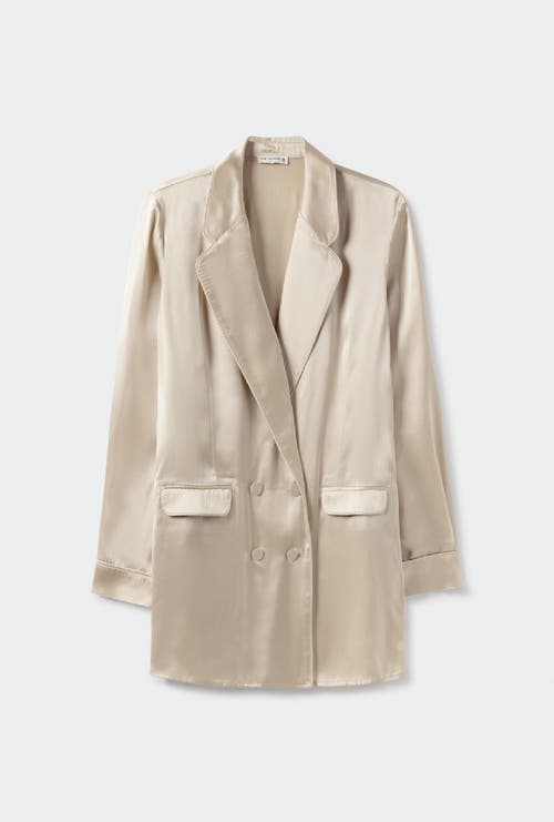Shop Silk Laundry Relaxed Blazer Hazelnut