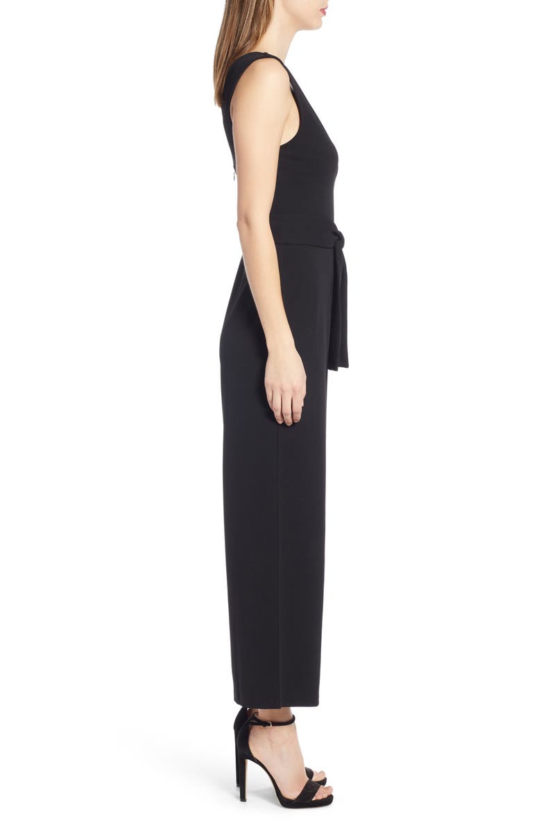 Leith Deep V-Neck Jumpsuit, Alternate, color,