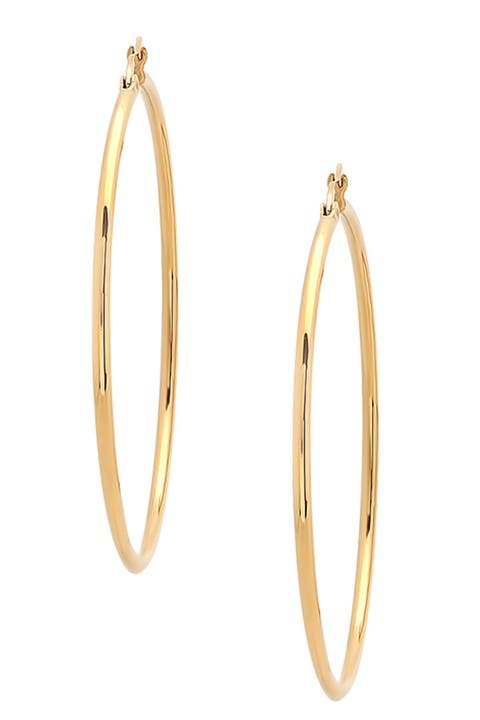 Polished Hoop Earrings