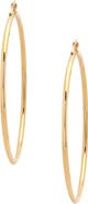 STEELTIME Polished Hoop Earrings