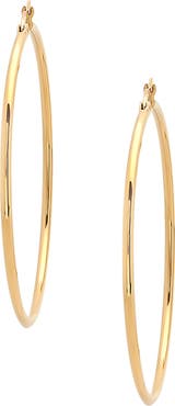 STEELTIME Polished Hoop Earrings