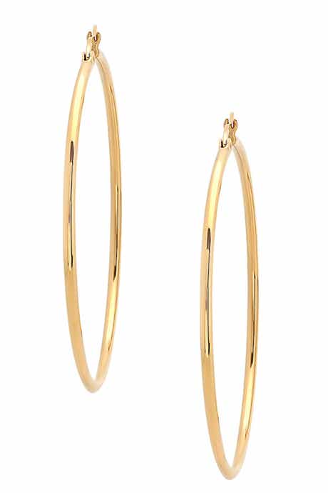 Polished Hoop Earrings