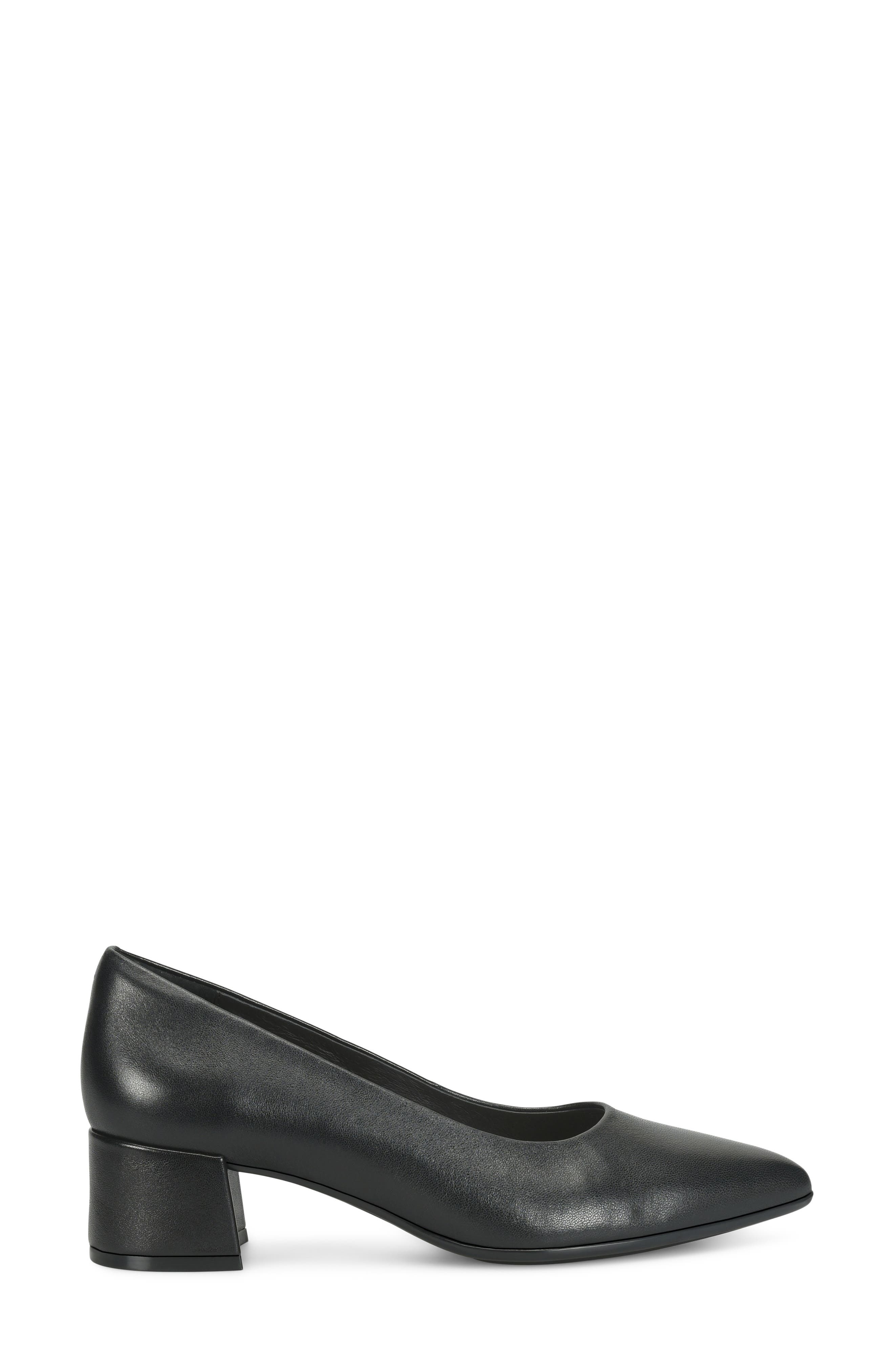 Sandra Pointed Toe Pump, Alternate, color, BLACK