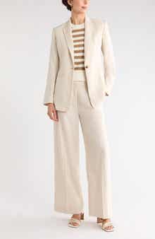 NORDSTROM RACK Classic Fit Linen Blend Blazer