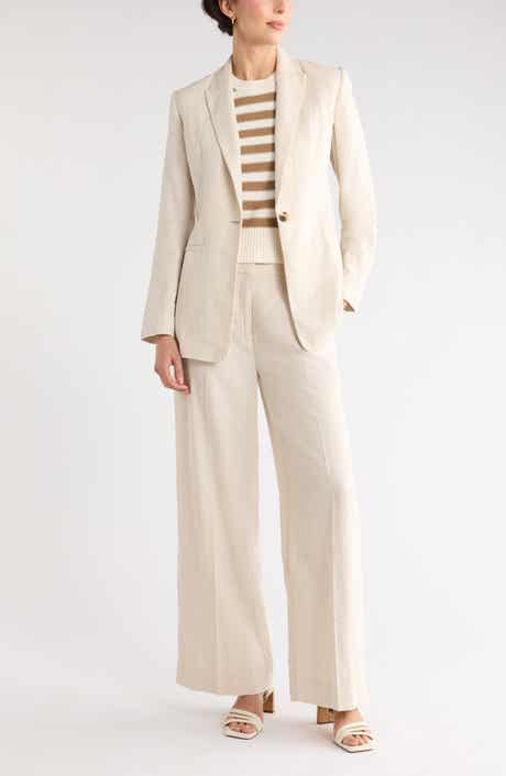 NORDSTROM RACK Classic Fit Linen Blend Blazer