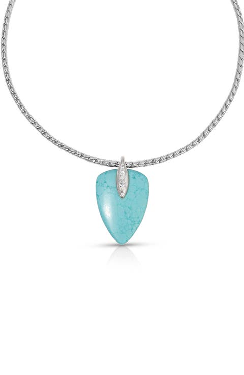 Solstice Pendant Choker Necklace