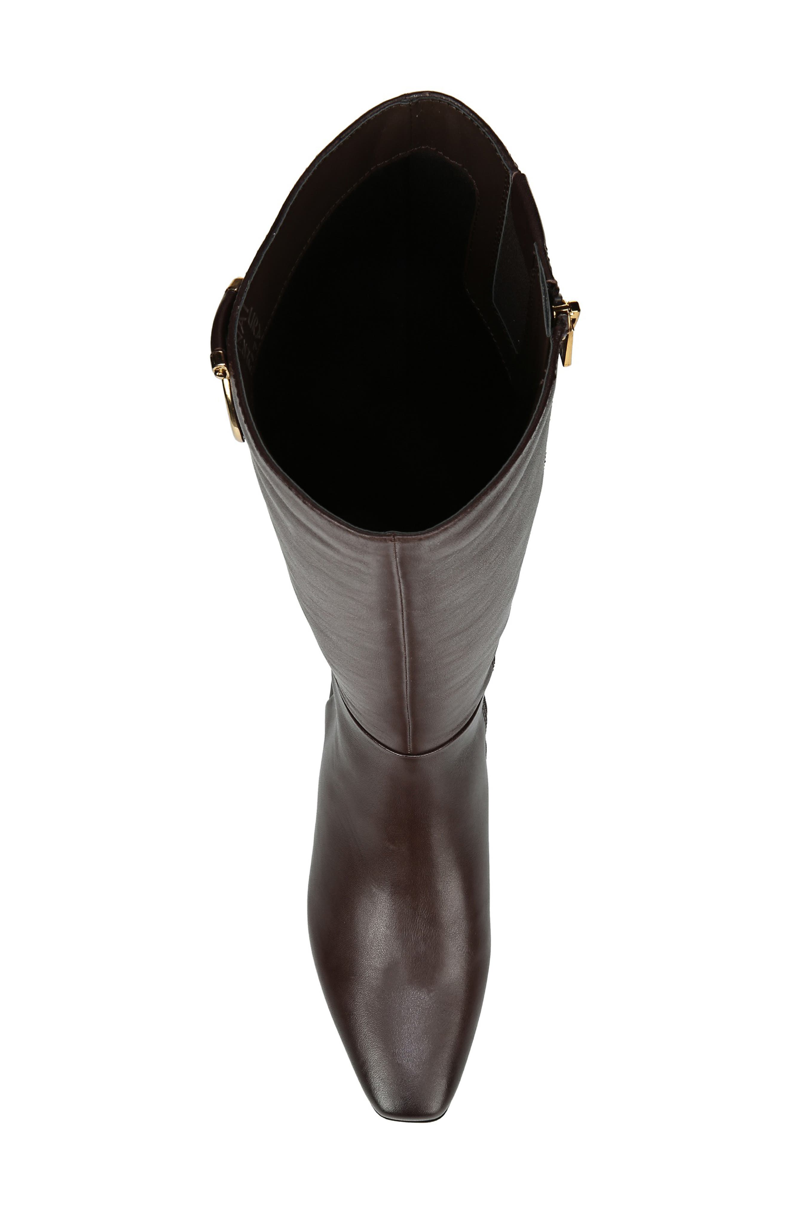 Carella Tall Boot, Alternate, color, CHOCOLATE LEATHER