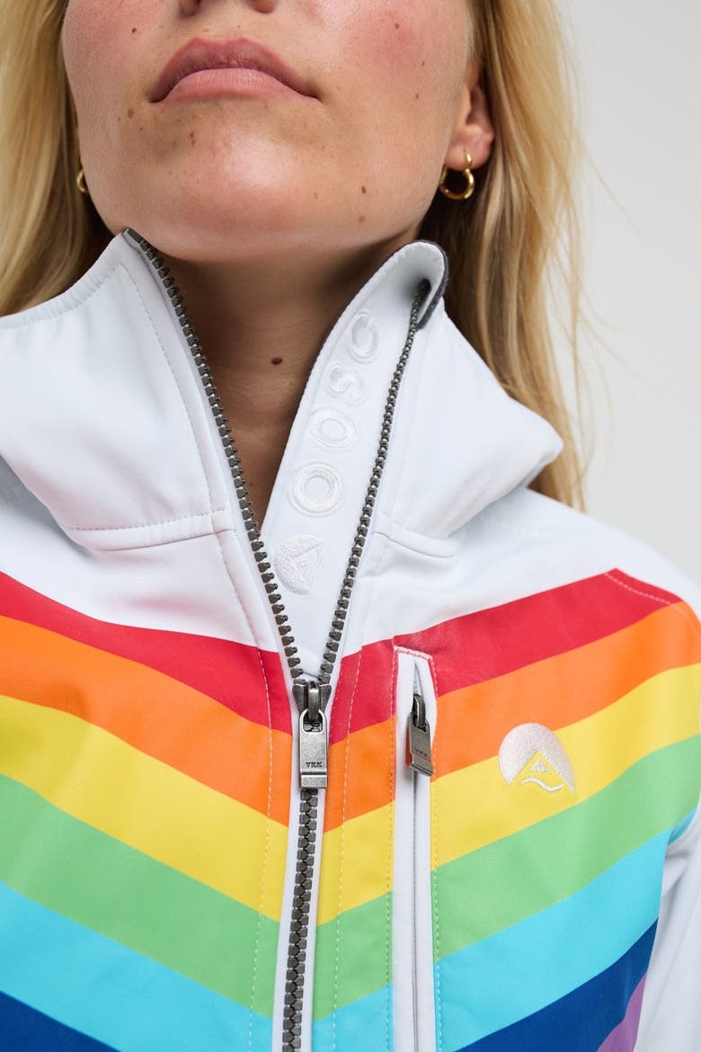Chic Ski Suit - Rainbow Road, Alternate, color, Rainbow Road