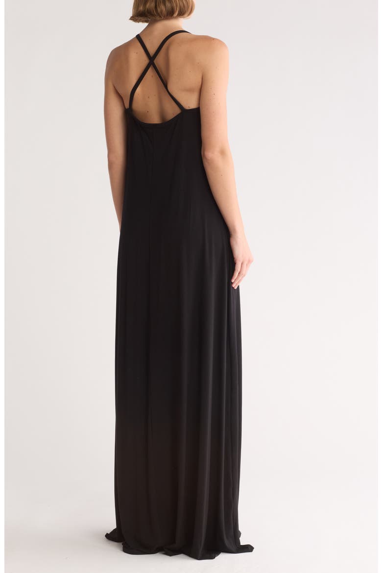Maxi Dress, Alternate, color, BLACK