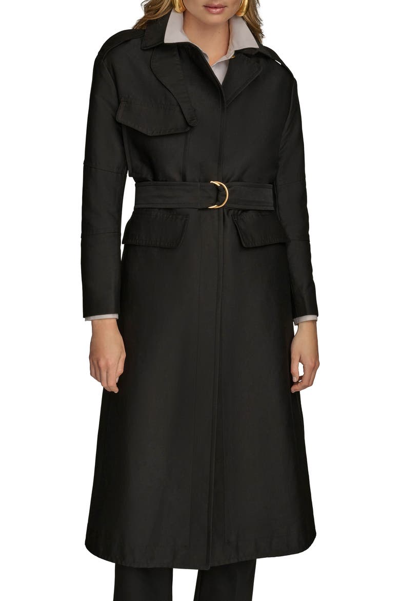Safari Rain Coat, Alternate, color, BLACK