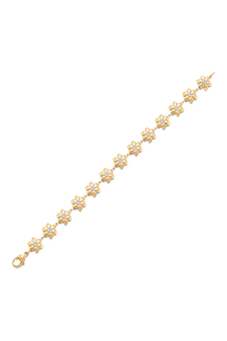 Lierre Flower Bracelet, Main, color, YELLOW