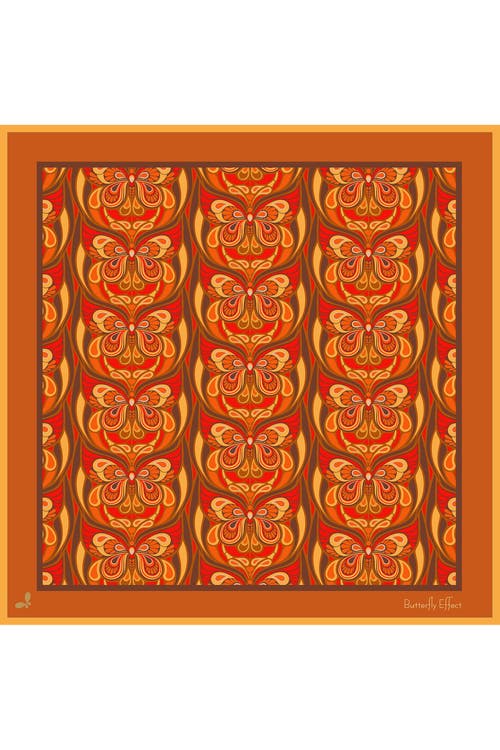 Henelle Silk Bandana In Butterfly Effect Sunset