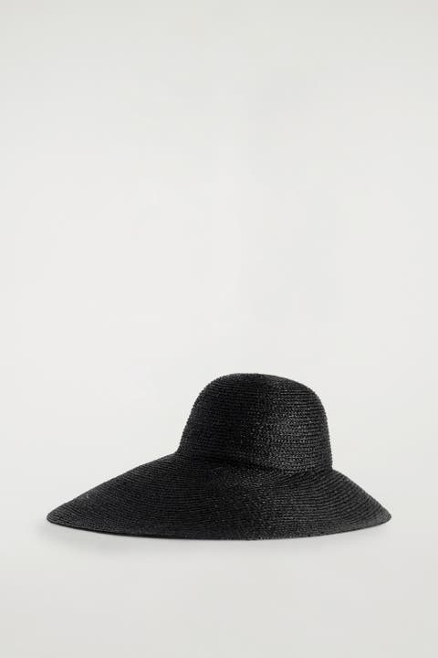 Wide-brim Raffia Hat
