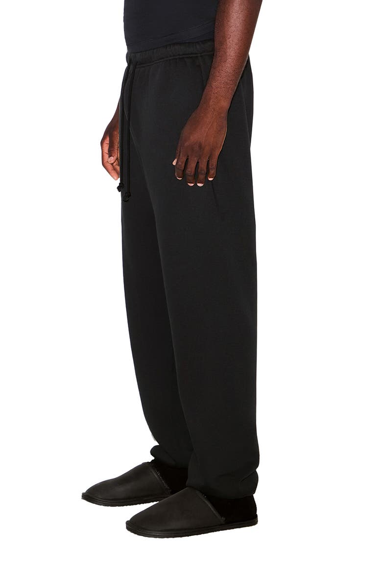 FLEECE LOUNGE RELAXED JOGGER, Alternate, color, WASHED ONYX