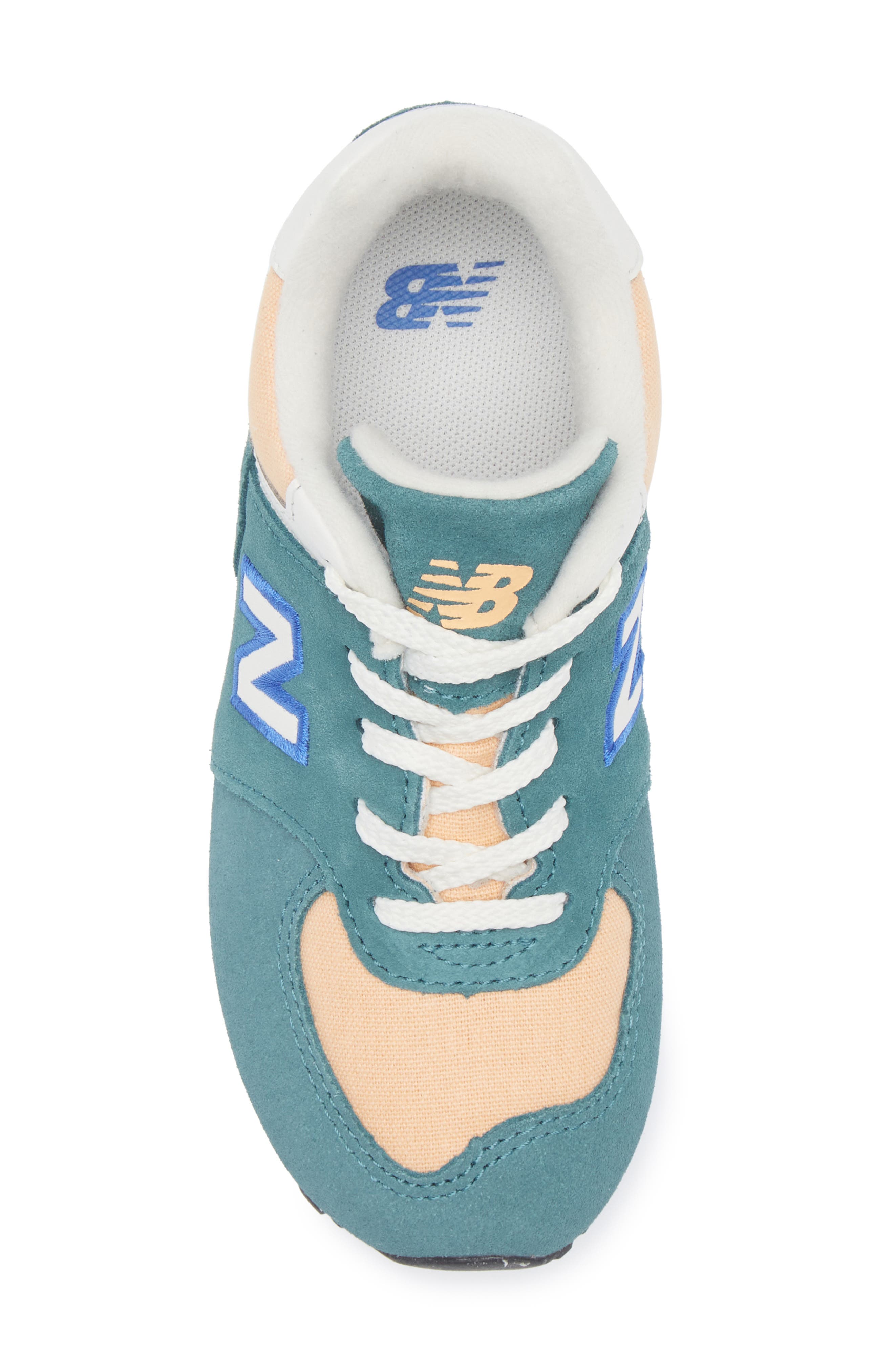 New Balance Kids' 574 Sneaker, Alternate, color, New Spruce/ Pink