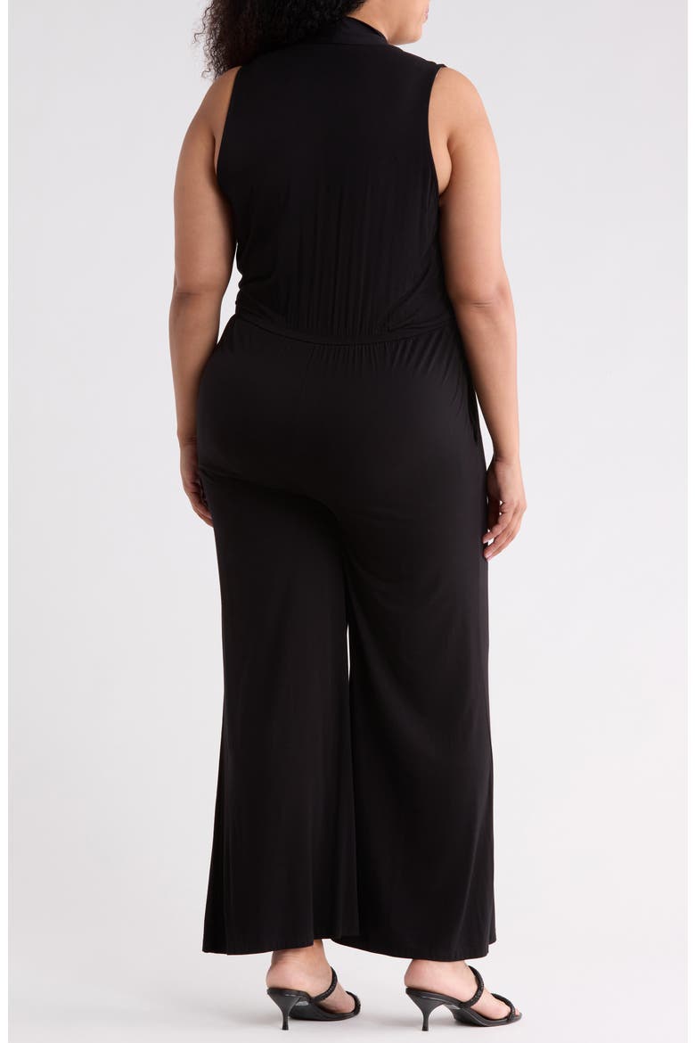 Sleeveless Wide Leg Jumpsuit, Alternate, color, BLACK