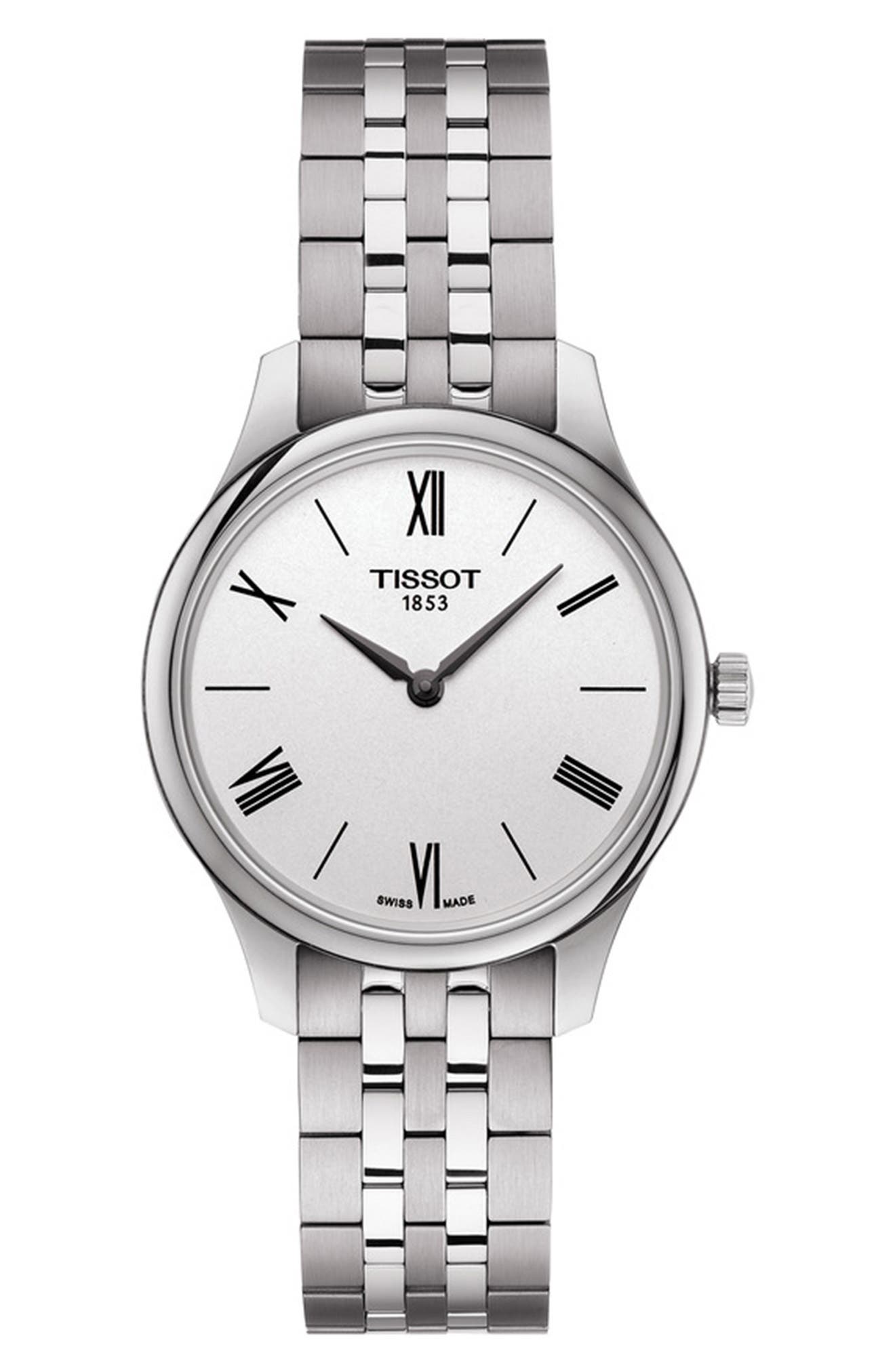 Tissot Women's Tradition Stainless Steel Bracelet Watch, 31mm