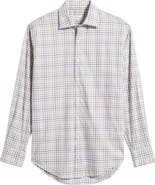 Peter Millar Crown Light Plaid Button-Up Shirt