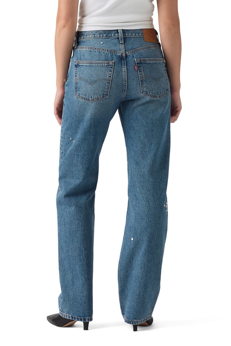 501® '90s Studded Straight Leg Jeans, Alternate, color, 90S TRIP ON DRIP