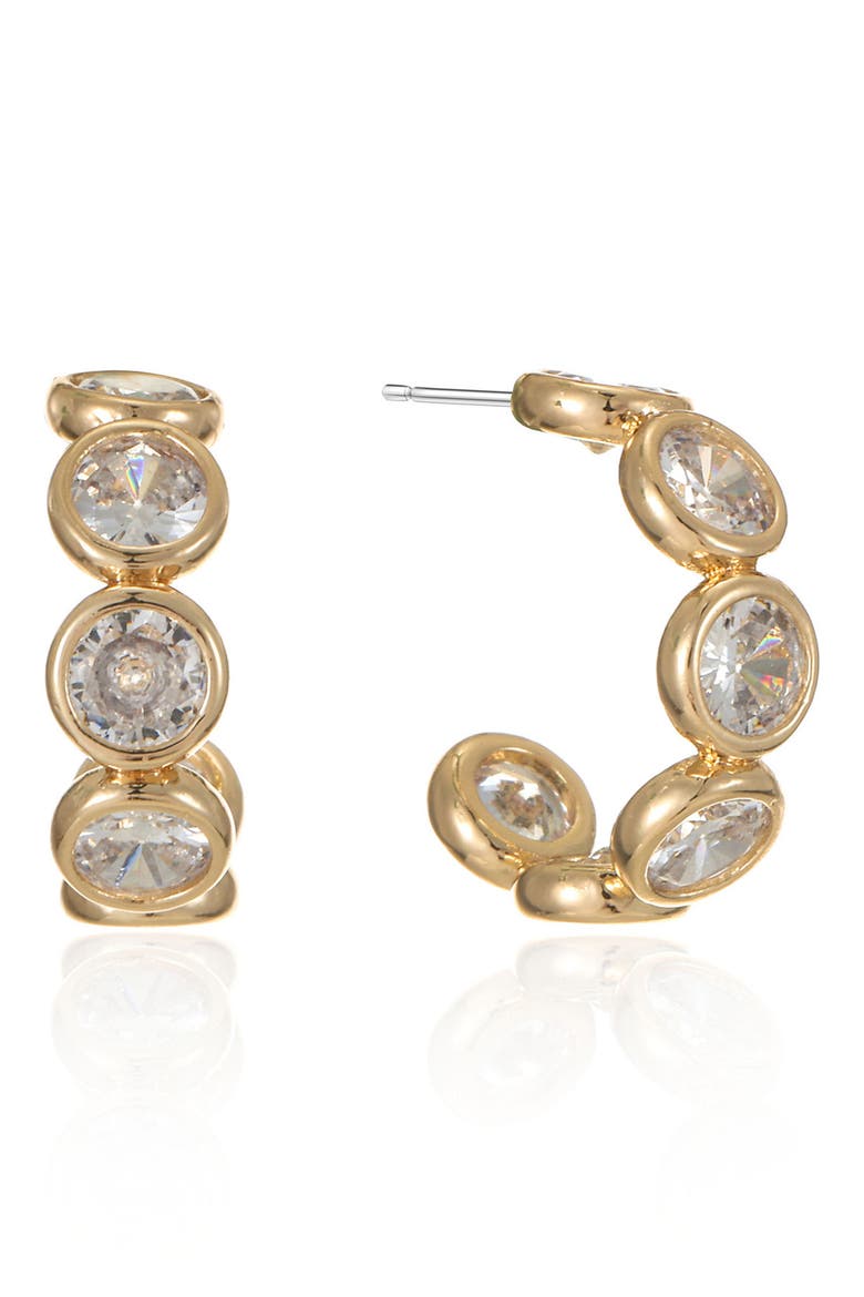 Dainty Hoop Earrings, Main, color, GOLD