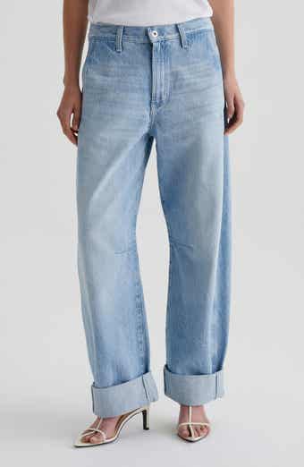 AG Mercer Cuffed Barrel Jeans
