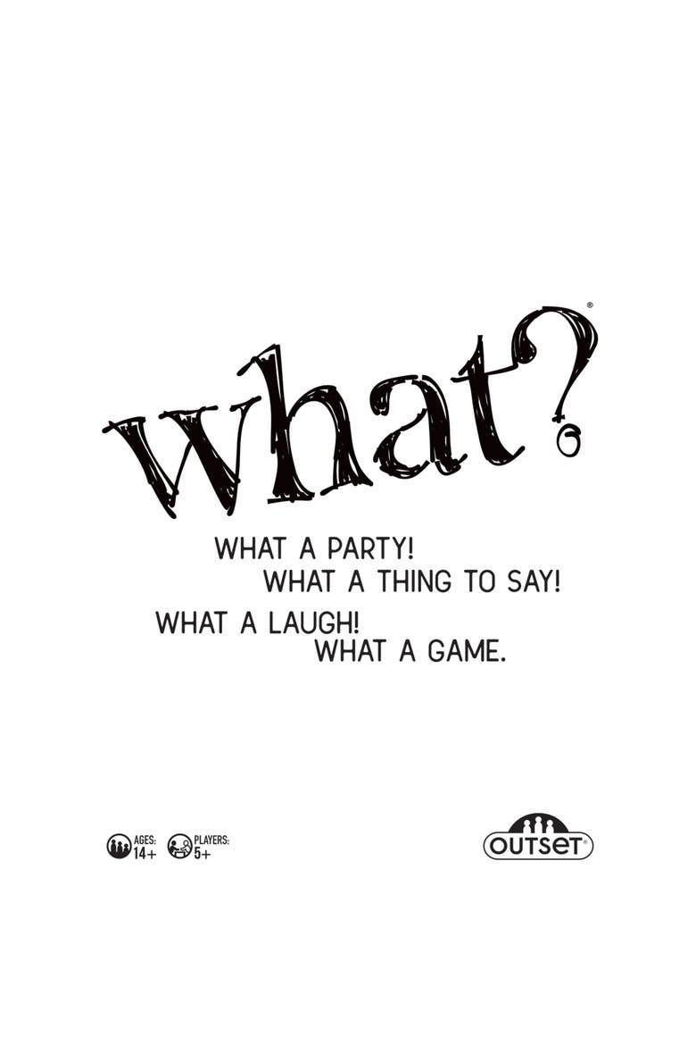 What? Party Game, Answer Silly Questions & Guess Who Said What, 14+, Alternate, color, Multicolored
