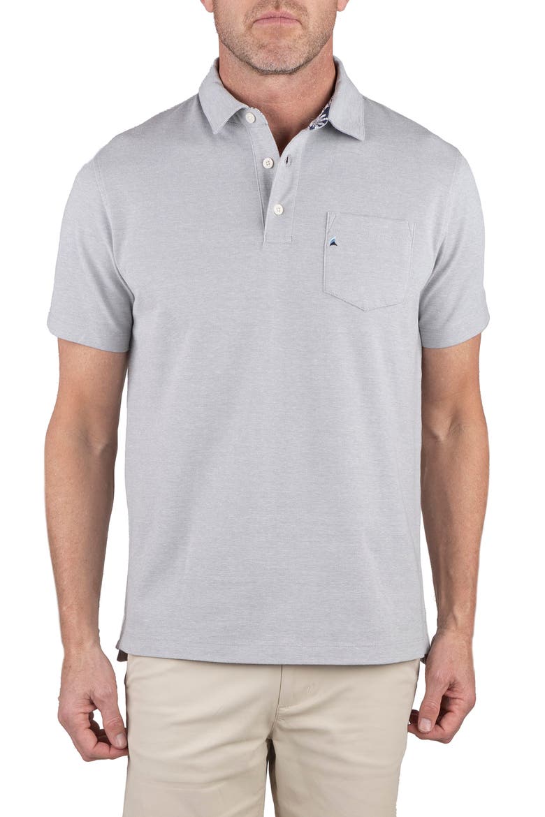Performance Birdseye Piqué Polo Shirt, Main, color, SKYROCKET BIRDSEYE PIQUE