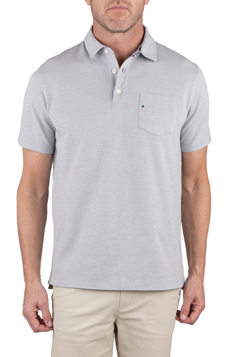 Tailor Vintage Performance Birdseye Piqué Polo Shirt, Main, color, 