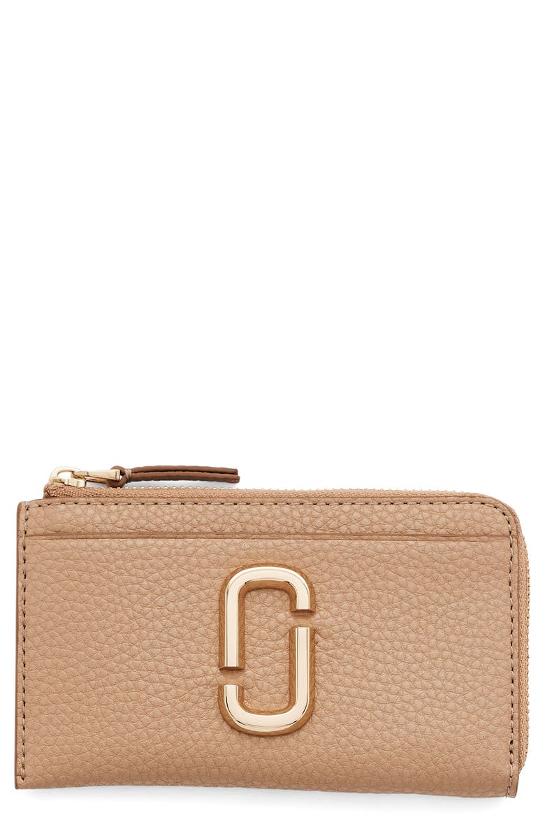 Marc Jacobs The J Marc Top Zip Multi Wallet, Main, color, Camel
