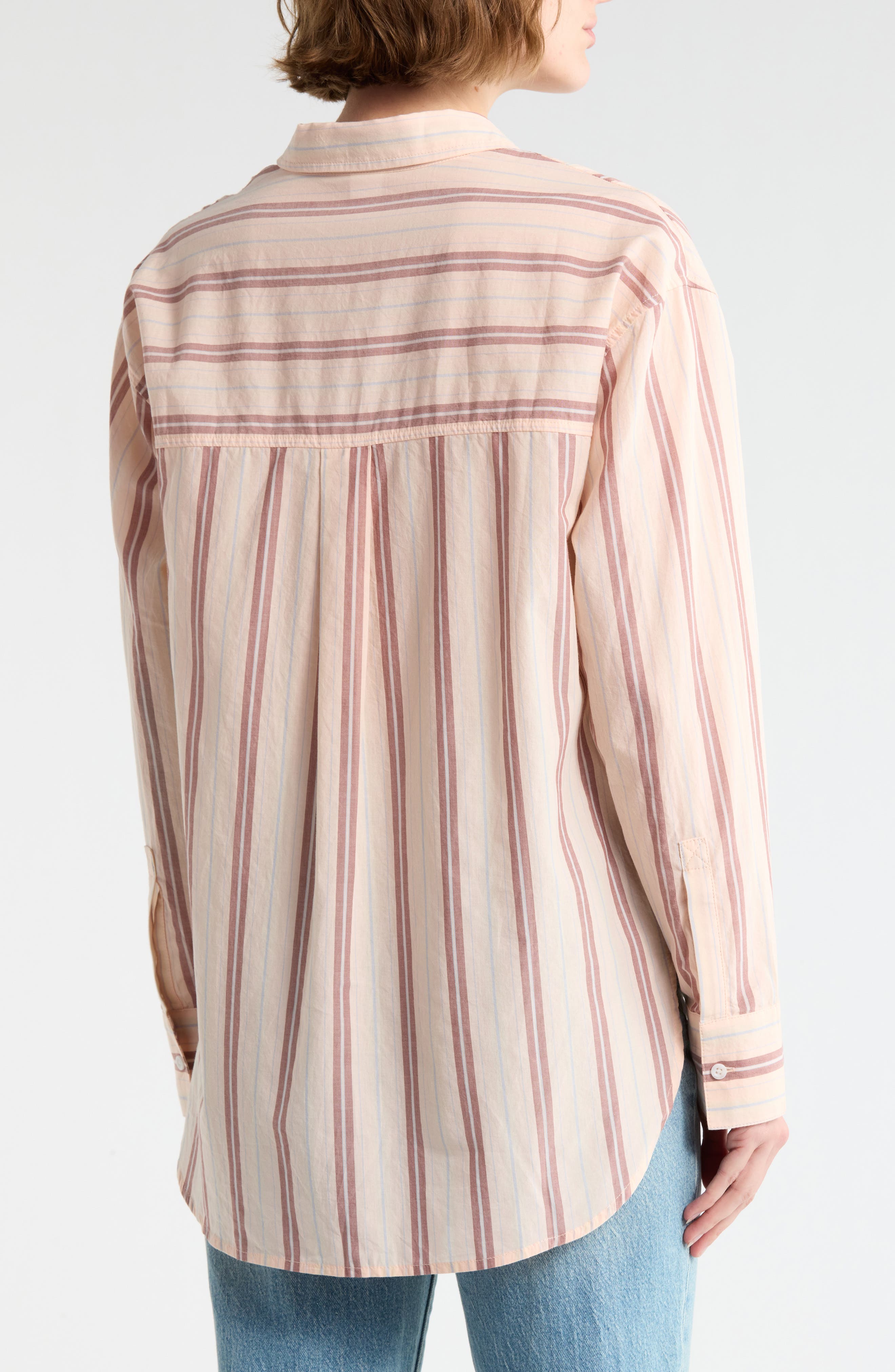 Stripe Button-Up Shirt - image 4