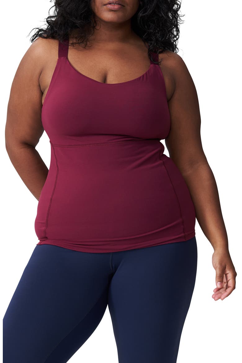 Rally Tank, Main, color, MERLOT