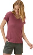 Pact Organic Cotton Featherweight Slub V-Neck Tee