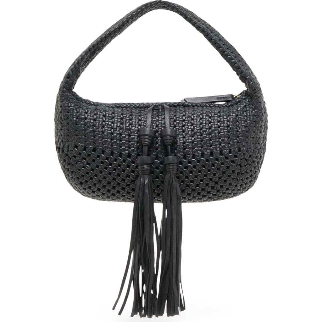 DOLCE VITA DOLCE VITA ZENIA WOVEN LEATHER HANDBAG