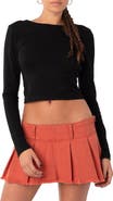 EDIKTED Haven Open Back Crop Top
