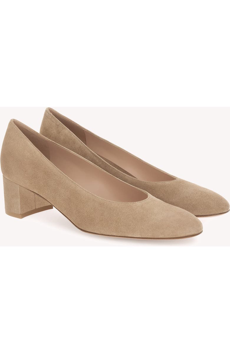 Gianvito Rossi Ryan 45 Pump, Alternate, color, Light Brown Suede