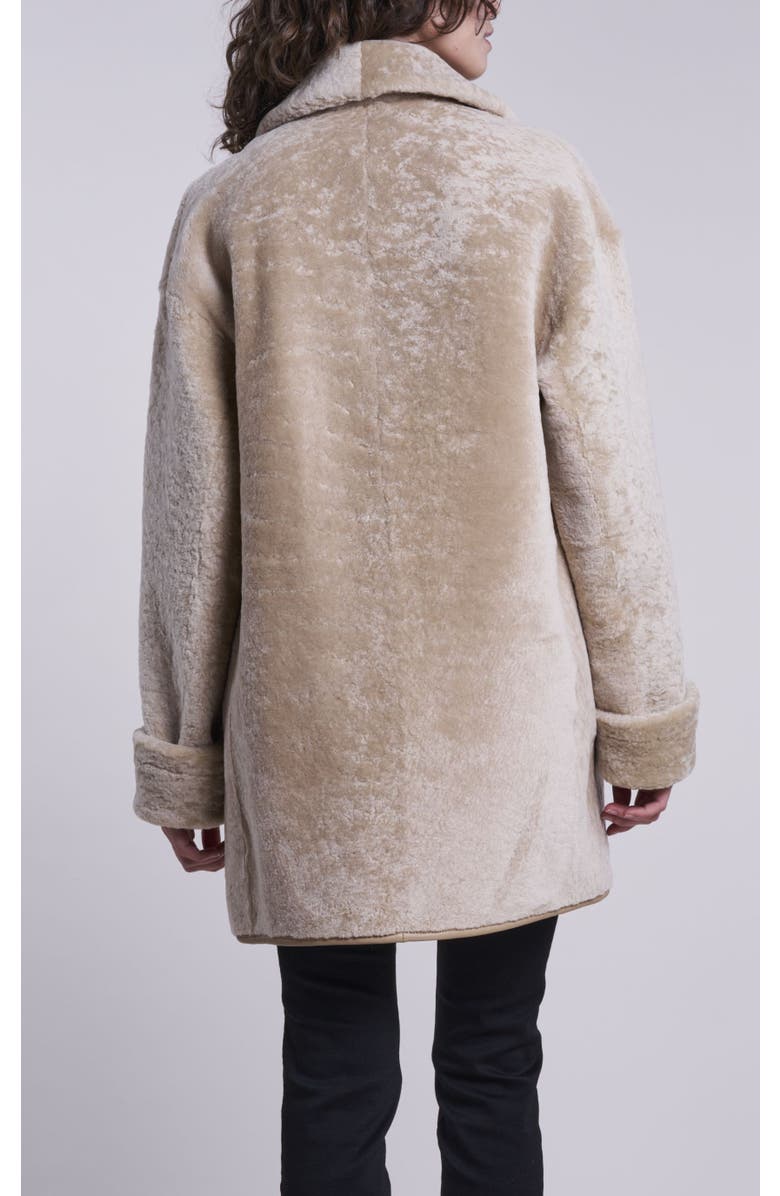 Blue Duck Genuine Shearling Coat, Alternate, color, Beige