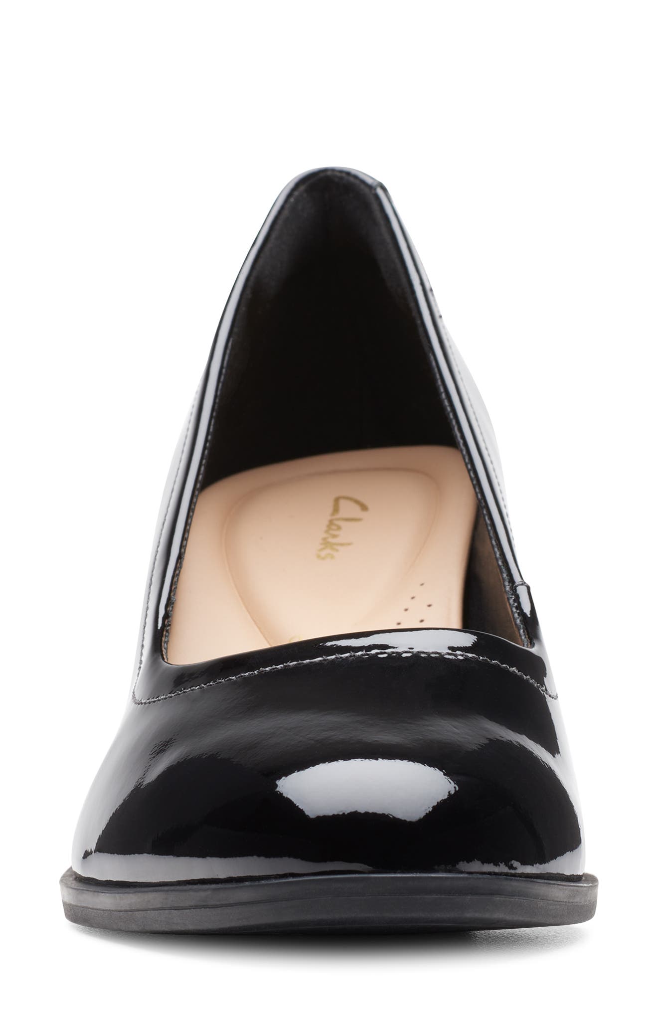 Clarks<sup>®</sup> Freva55 Court Pump, Alternate, color, Black Pat