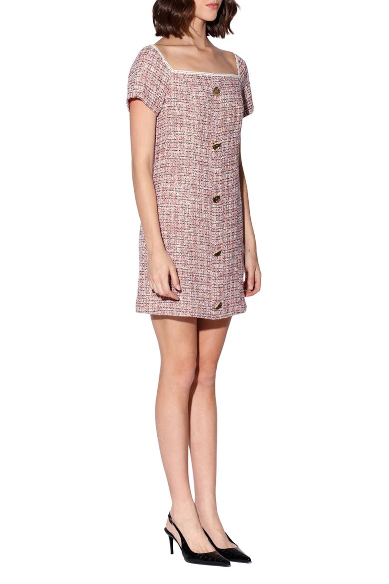 Hayden Tweed Minidress, Alternate, color, CANYON TWEED