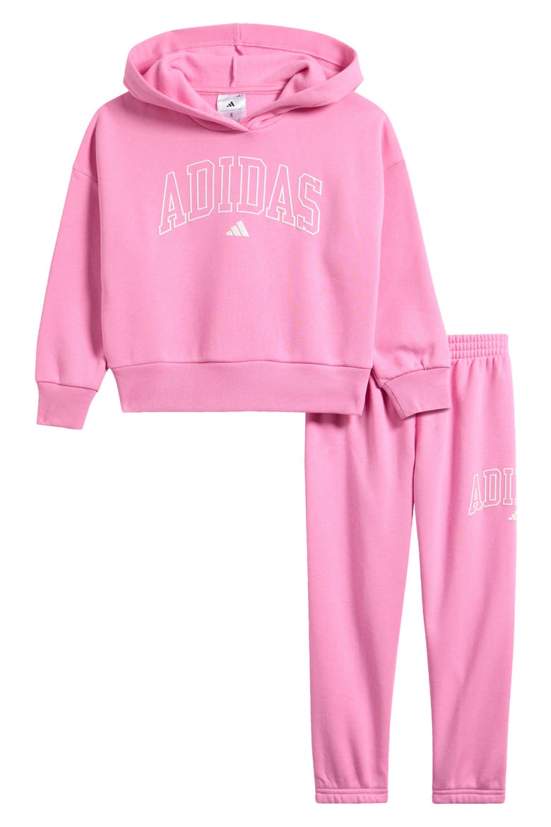 Kids' Varsity Hoodie & Joggers Set, Main, color, TROPIC BLOOM