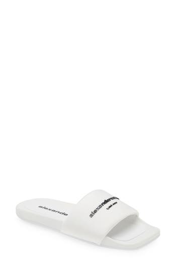 Alexander Wang Pool Slide In White