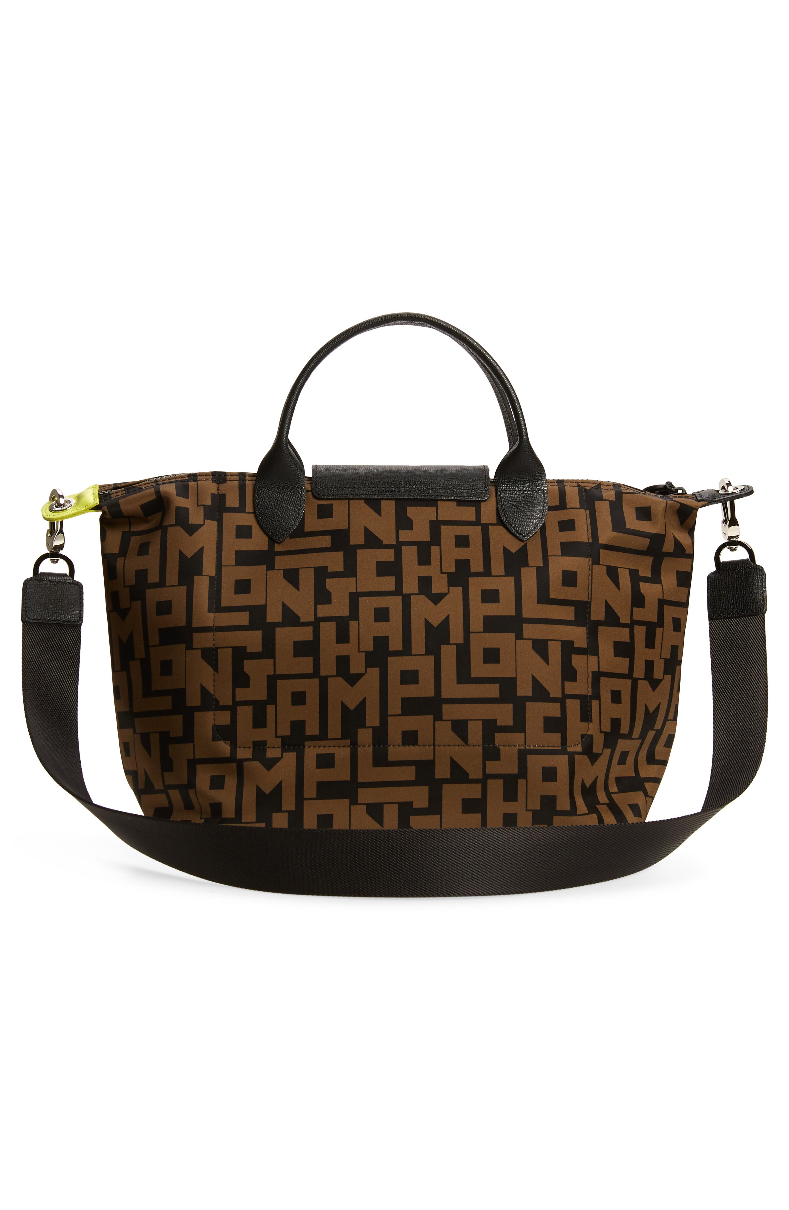 Longchamp Medium Le Pliage Logo Nylon Tote, Alternate, color, 