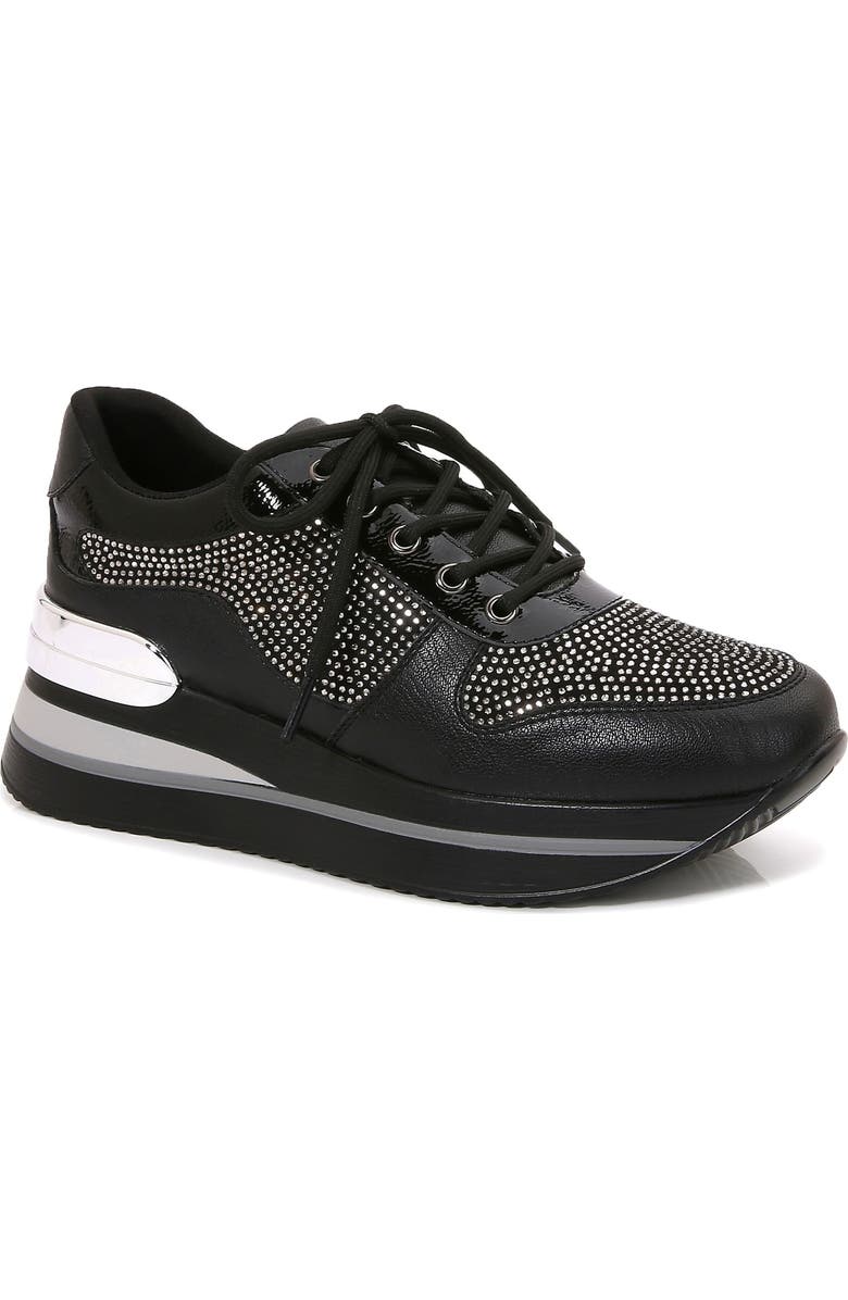 NINETY UNION Dallas Platform Sneaker, Main, color, Black
