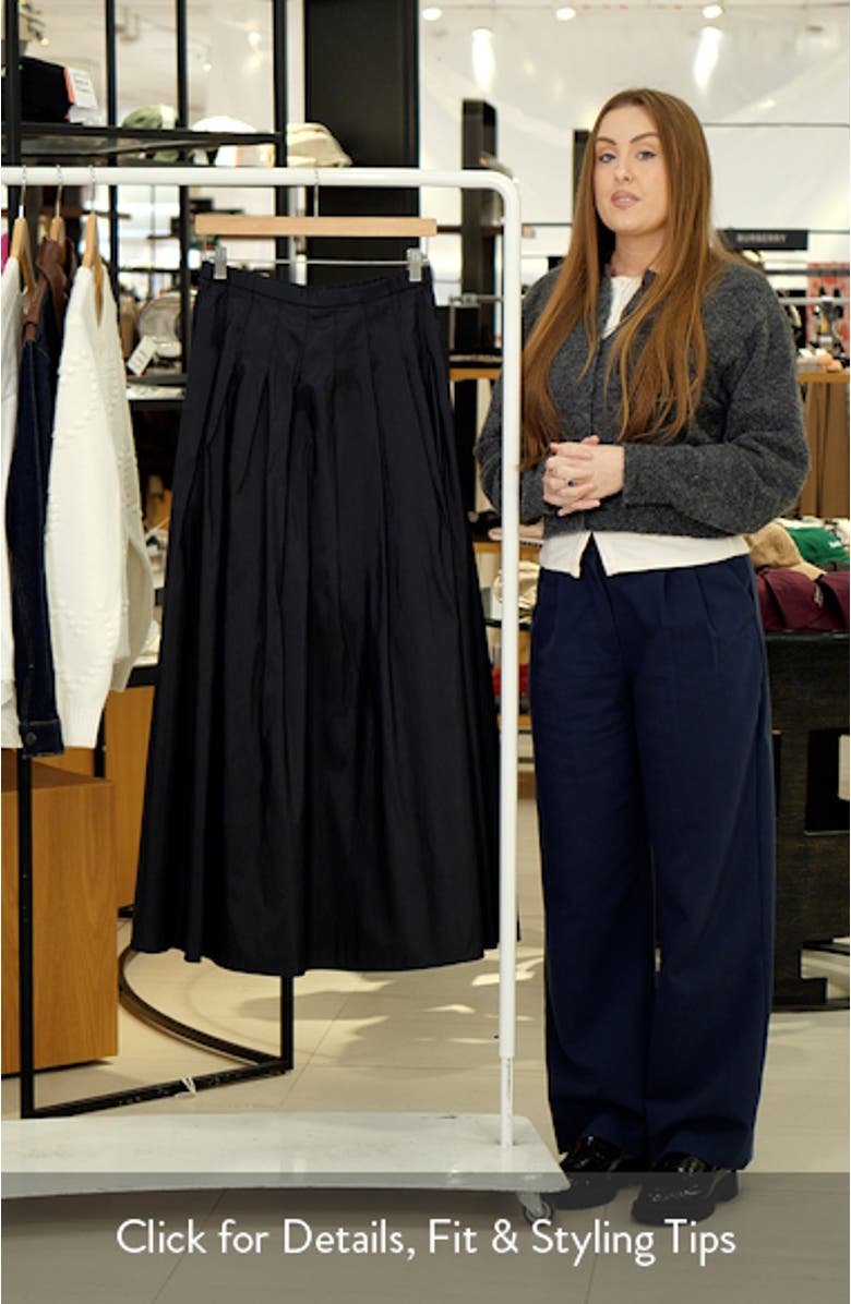 A-Line Taffeta Skirt, sales video thumbnail