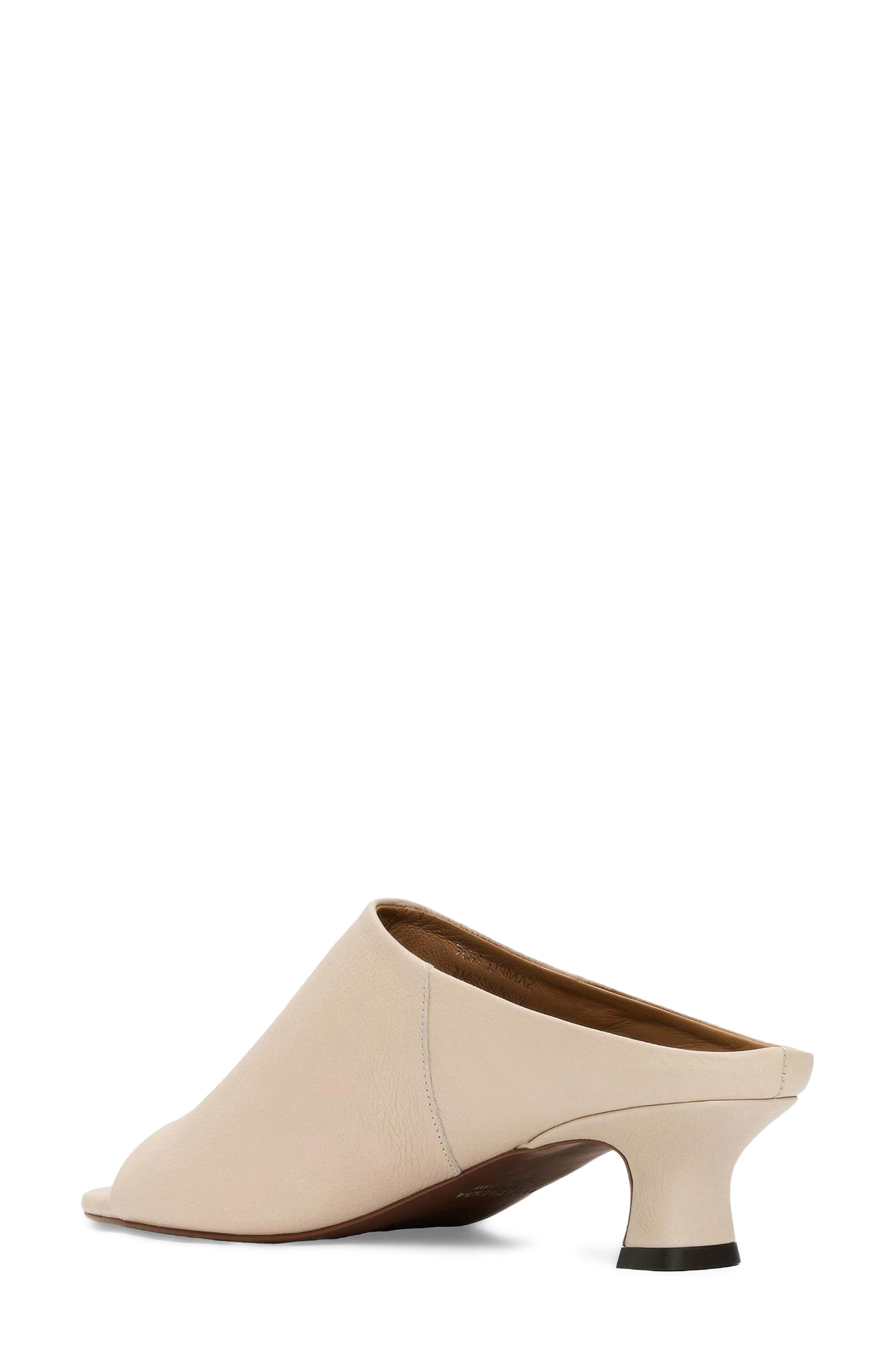 Krava Weatherproof Kitten Heel Sandal, Alternate, color, SAND PEBBLE LEATHER