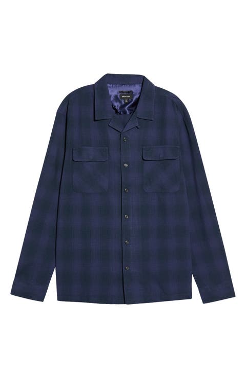 Century Shadow Plaid Cotton Overshirt